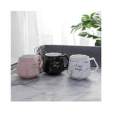 Creative Hot Sell Ceramic Polygonal Tilt Pattern Coffee Mug Tea Milk Juice Cup Gift for Birthday