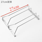 High quality stainless steel Wine Rack Glass cup Holder Hanging Bar Hanger Shelf Kitchen Tools for Home Bars and Restaurants