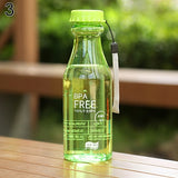 Leak-Proof Sports Water Bottle Large Capacity Plastic Bottle Bicycle Camping Sports Bottle Drinkware Cover Lip BPA free 350ml