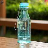 Leak-Proof Sports Water Bottle Large Capacity Plastic Bottle Bicycle Camping Sports Bottle Drinkware Cover Lip BPA free 350ml