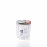 Transparent Multi-grid Kitchen Storage Containers Beans Grain Cereal Storage Container Sorting Rice Box Sealed Case with Divider