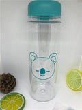 Sports Bottle Water Bottle of Lemon Juice Cicycle Stylish Space Bottle With Cartoon Drinkware