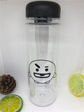 Sports Bottle Water Bottle of Lemon Juice Cicycle Stylish Space Bottle With Cartoon Drinkware