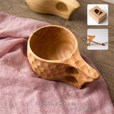 Hot Chinese Portable Wood Coffee Mug Rubber Wooden Tea Milk Cups Water Drinking Mugs Drinkware Handmade Juice Lemon Teacup Gift