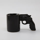 Coffee Cup Cup Mug Traveldrink Coffeemugteacup Pistol Black 500ml White 100ml Creativecup Office Supplies Living Mugcup