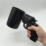 Coffee Cup Cup Mug Traveldrink Coffeemugteacup Pistol Black 500ml White 100ml Creativecup Office Supplies Living Mugcup