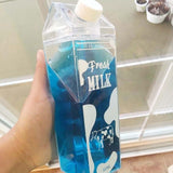 My Kitchen 500ml Bpa Free Milk Sport Water Bottle Kettle My Cute Cartoon Creative Outdoor Plastic Fresh Gourde Bottles Drinkware