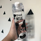 My Kitchen 500ml Bpa Free Milk Sport Water Bottle Kettle My Cute Cartoon Creative Outdoor Plastic Fresh Gourde Bottles Drinkware