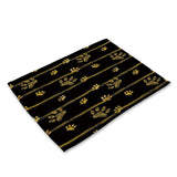 1Pcs Bronzing Pattern Kitchen Placemat Dining Table Mat Drink Coaster Cotton Linen Pads Bowl Cup Mats 42*32cm Home Decor MG0033