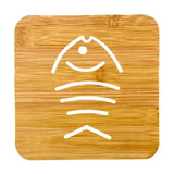 Kitchen Cartoon Wooden Table Mats Stand Hot Non-Slip Insulation Anti-Slip Mat Cute Placemat For Dining Table Cup Pad Coaster