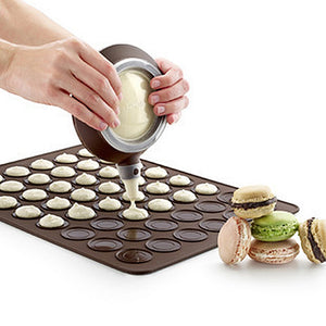 Kitchen Silicone Bakeware Mat Pastry Oven Baking Dishes & Pans Mini Cheese Cake Pan Mould Sheet 30-Cavity DIY Cake Mold TSLM2