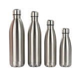 Water Bottle Stainless Steel Cola Motion Sports Water Bottle Rugged Water Cup  Metal Color Cola Drink Bottle Drinkware Gifts