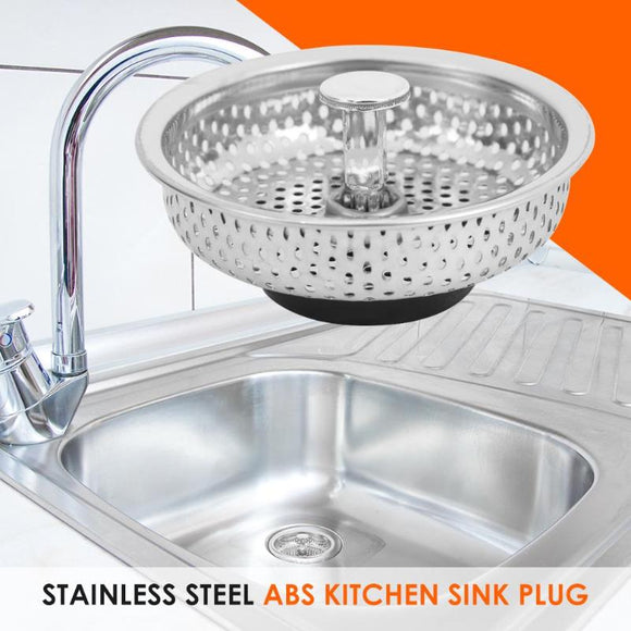 Stainless Steel Mesh Kitchen Sink Plug Filter Cover Bathroom Basin Drainer Drain Stopper Filter  Dining Bar Kitchen accessories