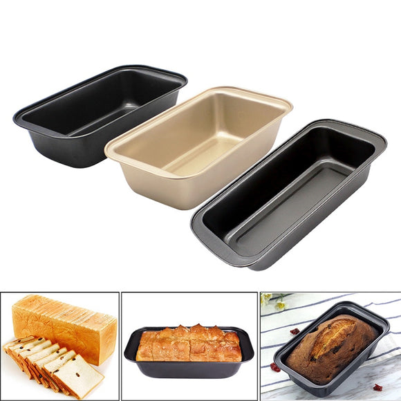 1pc Rectangle Carbon Steel Toast Bread Mold Cake Mold Loaf Pastry Baking Bakeware DIY Cake Non Stick Pan Baking Supplies