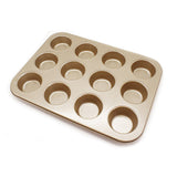 Bakeware Mini Muffin Cake Baking Pan 6/12/24 Holes Cupcake Mold Non Stick Baking Dishes Carbon Steel Oven Trays Pastry Tool 316