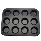 Bakeware Mini Muffin Cake Baking Pan 6/12/24 Holes Cupcake Mold Non Stick Baking Dishes Carbon Steel Oven Trays Pastry Tool 316