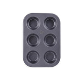 Bakeware Mini Muffin Cake Baking Pan 6/12/24 Holes Cupcake Mold Non Stick Baking Dishes Carbon Steel Oven Trays Pastry Tool 316