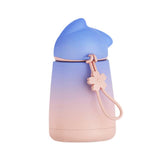 Cute Cat Water Bottle Removable Rope Baby Children Hot Stainless Steel Water Bottle Coffee Water Bottle Kid Drinkware