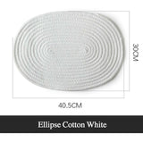 Natural Straw Placemats Coasters Dining Table Mats Woven Cup Rattan Drink Coaster Heat Insulation pads Kitchen Accessories