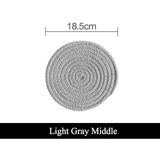 Natural Straw Placemats Coasters Dining Table Mats Woven Cup Rattan Drink Coaster Heat Insulation pads Kitchen Accessories