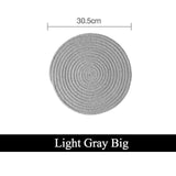 Natural Straw Placemats Coasters Dining Table Mats Woven Cup Rattan Drink Coaster Heat Insulation pads Kitchen Accessories