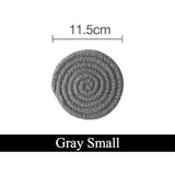 Natural Straw Placemats Coasters Dining Table Mats Woven Cup Rattan Drink Coaster Heat Insulation pads Kitchen Accessories