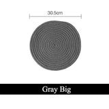 Natural Straw Placemats Coasters Dining Table Mats Woven Cup Rattan Drink Coaster Heat Insulation pads Kitchen Accessories