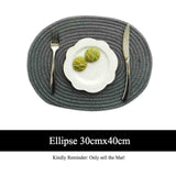 Natural Straw Placemats Coasters Dining Table Mats Woven Cup Rattan Drink Coaster Heat Insulation pads Kitchen Accessories
